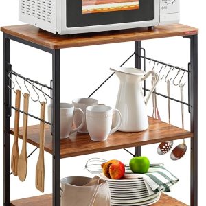 Mr 3-Tier Microwave Stand and Microwave Cart for Small Space
